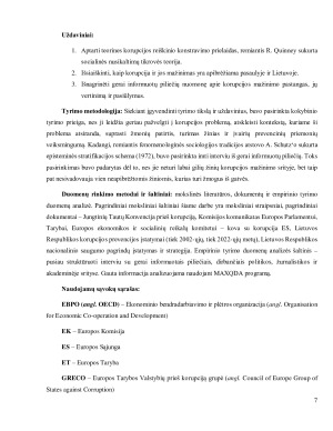 Pastangų mažinti korupciją Lietuvoje rezultatų kriminologinė analizė. Paveikslėlis 7