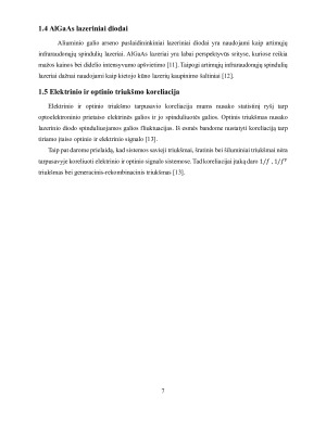 Tolimosios infraraudonosios srities optoelektronikos įtaisų žemo dažnio triukšmo charakteristikos. Paveikslėlis 7