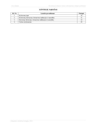 PACIENTŲ PO ŽARNYNO STOMOS SUFORMAVIMO SLAUGOS PROBLEMOS. Paveikslėlis 4