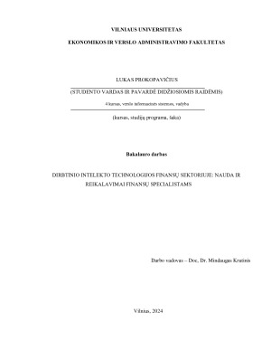 DIRBTINIO INTELEKTO TECHNOLOGIJOS FINANSŲ SEKTORIUJE NAUDA IR REIKALAVIMAI FINANSŲ SPECIALISTAMS