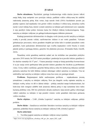 SANTYKIŲ SU TIEKĖJAIS VALDYMAS UAB „GIRTEKA LOGISTICS“. Paveikslėlis 3