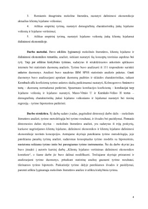 KLIENTŲ LOJALUMĄ DALINIMOSI EKONOMIKOJE LEMIANTYS VEIKSNIAI („AIRBNB“ ATVEJIS). Paveikslėlis 4