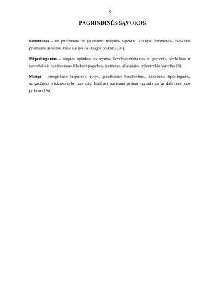 RŪPESTINGUMO FENOMENO REIKŠMĖ SLAUGYTOJAMS. Paveikslėlis 5