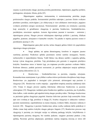 RŪPESTINGUMO FENOMENO REIKŠMĖ SLAUGYTOJAMS. Paveikslėlis 9