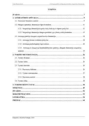 ARTIMŲJŲ PATIRTYS SLAUGANT PACIENTUS SERGANČIUS DEMENCIJA. Paveikslėlis 6