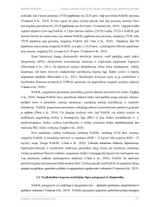 ASMENŲ, SERGANČIŲ NEALKOHOLINE KEPENŲ SURIEBĖJIMO LIGA, MAITINIMOSI PRIEŽIŪRA. Paveikslėlis 10