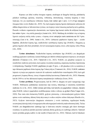 ASMENŲ, SERGANČIŲ NEALKOHOLINE KEPENŲ SURIEBĖJIMO LIGA, MAITINIMOSI PRIEŽIŪRA. Paveikslėlis 6
