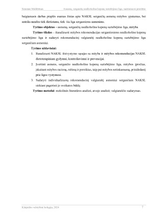 ASMENŲ, SERGANČIŲ NEALKOHOLINE KEPENŲ SURIEBĖJIMO LIGA, MAITINIMOSI PRIEŽIŪRA. Paveikslėlis 7