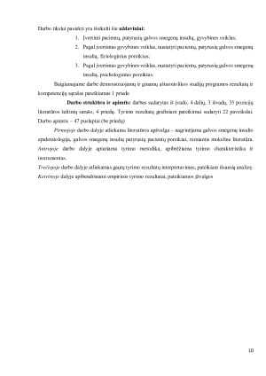 PACIENTŲ, PATYRUSIŲ GALVOS SMEGENŲ INSULTĄ, FIZIOLOGINIAI IR PSICHOLOGINIAI SLAUGOS POREIKIAI. Paveikslėlis 10