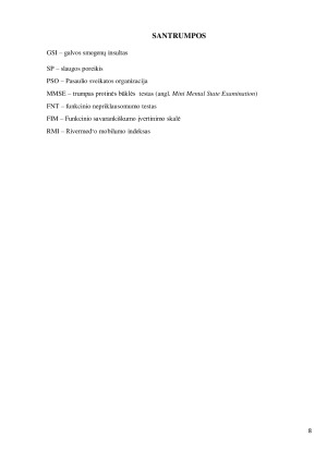 PACIENTŲ, PATYRUSIŲ GALVOS SMEGENŲ INSULTĄ, FIZIOLOGINIAI IR PSICHOLOGINIAI SLAUGOS POREIKIAI. Paveikslėlis 8