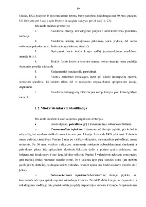 IKISTACIONARINĖ PAGALBA IR SLAUGA ĮTARIANT ŪMŲ MIOKARDO INFARKTĄ. Paveikslėlis 10