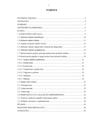 IKISTACIONARINĖ PAGALBA IR SLAUGA ĮTARIANT ŪMŲ MIOKARDO INFARKTĄ. Paveikslėlis 2