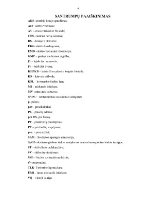 IKISTACIONARINĖ PAGALBA IR SLAUGA ĮTARIANT ŪMŲ MIOKARDO INFARKTĄ. Paveikslėlis 6