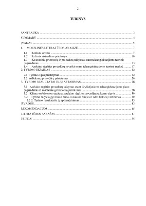 AZELAINO RŪGŠTIES PROCEDŪRŲ TAIKYMAS ESANT IŠRYŠKĖJUSIOMS TELEANGIEKTAZIJOMS. Paveikslėlis 2