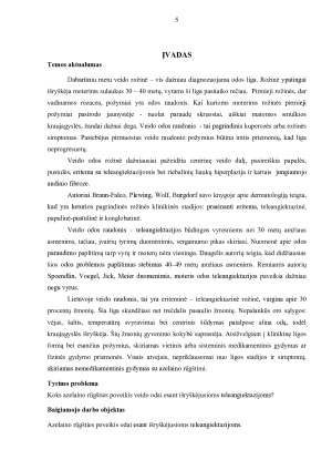 AZELAINO RŪGŠTIES PROCEDŪRŲ TAIKYMAS ESANT IŠRYŠKĖJUSIOMS TELEANGIEKTAZIJOMS. Paveikslėlis 5