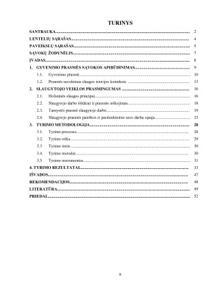 PRASMĖS SUVOKIMAS SLAUGYTOJO DARBE. Paveikslėlis 6