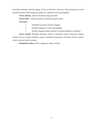 PRASMĖS SUVOKIMAS SLAUGYTOJO DARBE. Paveikslėlis 9