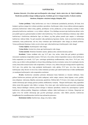 TĖVŲ ŽINIOS APIE KARŠČIUOJANČIO VAIKO SLAUGĄ. Paveikslėlis 2