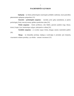 PACIENTŲ, SERGANČIŲ EPILEPSIJA, SLAUGA. Paveikslėlis 7