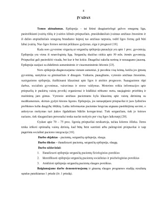 PACIENTŲ, SERGANČIŲ EPILEPSIJA, SLAUGA. Paveikslėlis 8