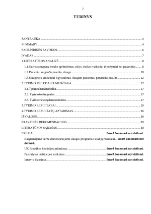SLAUGYTOJŲ EMOCINIAI IŠGYVENIMAI SLAUGANT PACIENTUS, PATYRUSIUS INSULTĄ. Paveikslėlis 2