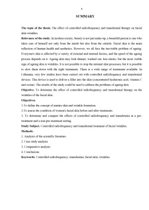 KONTROLIUOTO RADIJO DAŽNIO IR TRANSDERMIJOS POVEIKIS VEIDO SRITIES ODOS RAUKŠLĖMS. Paveikslėlis 4