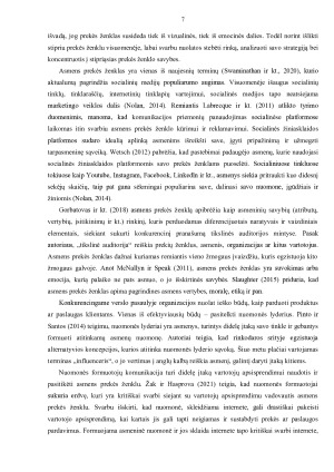 ASMENS PREKĖS ŽENKLO KOMUNIKACIJOS POVEIKIS VARTOTOJŲ ELGSENAI. Paveikslėlis 8