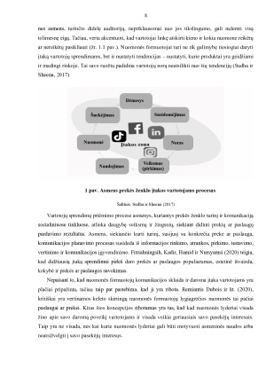 ASMENS PREKĖS ŽENKLO KOMUNIKACIJOS POVEIKIS VARTOTOJŲ ELGSENAI. Paveikslėlis 9