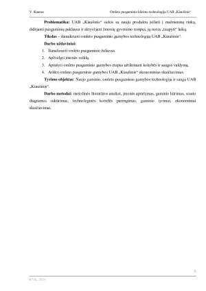 OMLETO PUSGAMINIO KŪRIMO TECHNOLOGIJA UAB „KIAUŠINIS“. Paveikslėlis 6