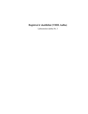 Registrai ir skaitikliai (VHDL kalba). Paveikslėlis 1