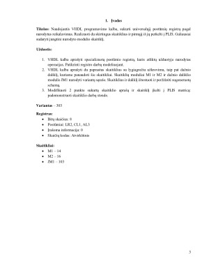 Registrai ir skaitikliai (VHDL kalba). Paveikslėlis 3