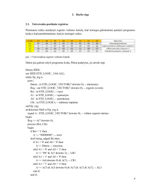 Registrai ir skaitikliai (VHDL kalba). Paveikslėlis 4