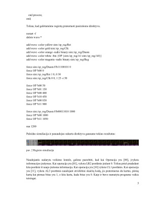 Registrai ir skaitikliai (VHDL kalba). Paveikslėlis 5