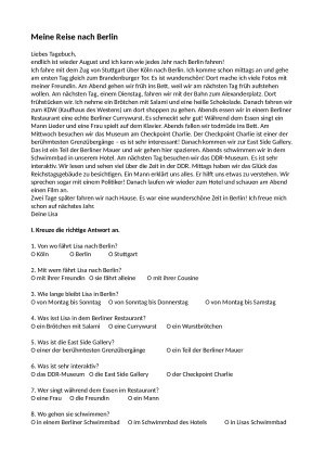Meine Reise nach Berlin