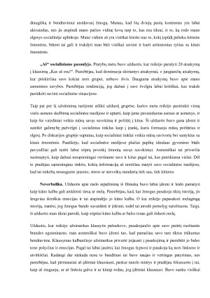 Socialinė psichologija. Savirefleksija. Paveikslėlis 3