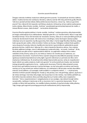 Gyvenimo prasmė literatūroje