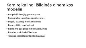 Išilginė automobilio dinamika. Paveikslėlis 2