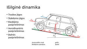 Išilginė automobilio dinamika. Paveikslėlis 4