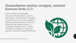 Kosminis liftas (prezentacijai). Paveikslėlis 7