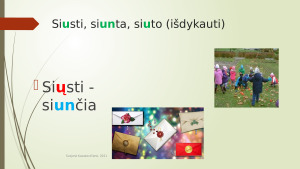 Nosinės šaknyje pirma taisyklė. Paveikslėlis 7