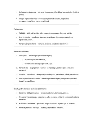 Gėlių parduotuvė. Verslo planas. Paveikslėlis 6