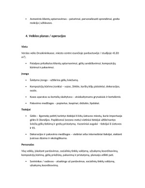 Gėlių parduotuvė. Verslo planas. Paveikslėlis 7