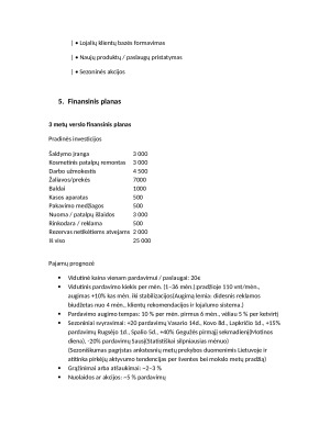 Gėlių parduotuvė. Verslo planas. Paveikslėlis 9