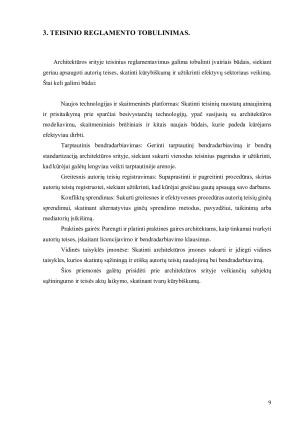  INTELEKTINĖ NUOSAVYBĖ IR AUTORIAUS TEISĖS ARCHITEKTŪROS SRITYJE . Paveikslėlis 9
