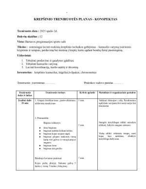 KREPŠINIO TRENIRUOTĖS PLANAS - KONSPEKTAS . Paveikslėlis 1