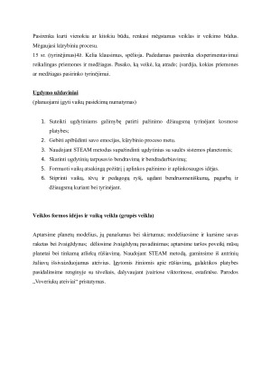 SAVAITINIS UGDYMO PLANAS. Paveikslėlis 3