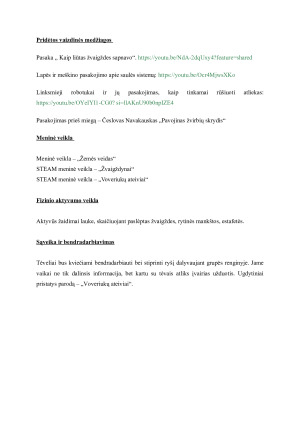 SAVAITINIS UGDYMO PLANAS. Paveikslėlis 4