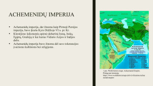 SENOVĖS PERSIJA: ACHEMENIDŲ IMPERIJA. Paveikslėlis 4