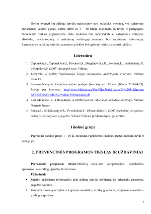 PREVENCINĖ PROGRAMA. Paveikslėlis 4