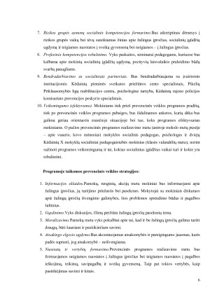PREVENCINĖ PROGRAMA. Paveikslėlis 6